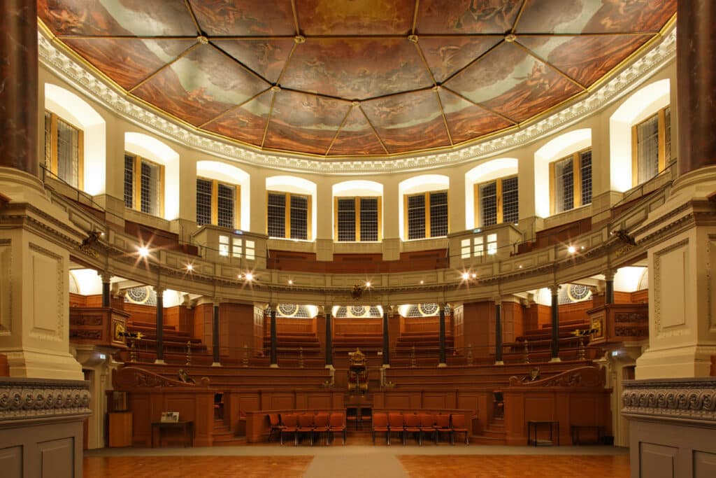 The Sheldonian Theatre.